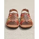 Sandália Rasteira em Couro Whisk Color