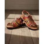 Sandália Rasteira em Couro Whisk Color