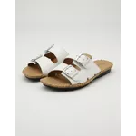 Sandália Birken em Couro Branco