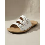 Sandália Birken em Couro Branco