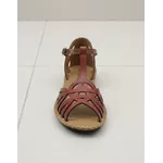 Sandália Rasteira em Couro Goiaba Conhaque