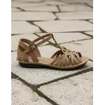 Sandália Rasteira em Couro Whisk