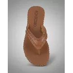 Rasteira em Couro Whisky