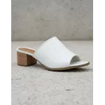 Sandália de Salto em Couro Branco