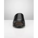 Sandália de Salto em Couro Preto