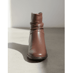 Bota Feminina Cano Curto Couro Legítimo Tamarindo