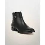 Bota Feminina Cano Curto Couro Legítimo Preto