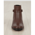 Bota Feminina Cano Curto Couro Legítimo Tamarindo
