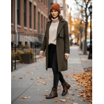 Bota Feminina Cano Curto Couro Legítimo Tamarindo