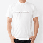 Camiseta Branca Masculina Básica 100% Algodão