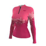 Camiseta Feminina Mar Negro Fishing Clean Rosa 2021