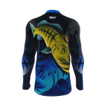 Camiseta Masculina Mar Negro Fishing Tucunare Azul I 2021