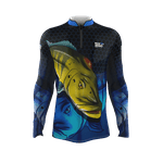 Camiseta Masculina Mar Negro Fishing Tucunare Azul I 2021