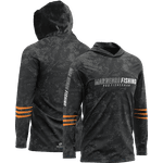 Camiseta c/ Capuz Mar Negro X-Protection Estonada Preta