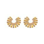 Brinco Pietra- banho ouro 18k