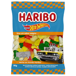 BALA DE GELATINA HOT WHEELS FRUTAS SORTIDAS 80 G