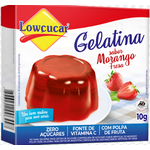 GELATINA ZERO LOWÇUCAR MORANGO 10 G