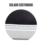 TENIS CASUAL MASCULINO LONDRES PRETO AJUSTE ELASTICO CALCE FACIL COM SOLADO COSTURADO