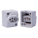 Plug Tomada Porcelana Trifásico