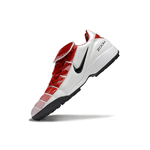 Chuteira Society Nike Total 90 (TF) – Branco e Vermelho