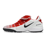 Chuteira Society Nike Total 90 (TF) – Branco e Vermelho