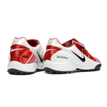 Chuteira Society Nike Total 90 (TF) – Branco e Vermelho