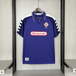 Camisa Fiorentina Home I 1998/99 - Retrô Torcedor Masculina - Batistuta #9