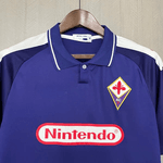 Camisa Fiorentina Home I 1998/99 - Retrô Torcedor Masculina - Batistuta #9