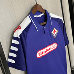 Camisa Fiorentina Home I 1998/99 - Retrô Torcedor Masculina - Batistuta #9