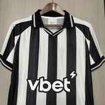 Camisa Botafogo Home I 25/26 - Preta e Branca - Torcedor Masculina