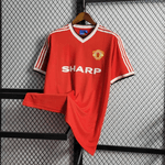 Camisa Manchester United Home I 1984/1985 - Retrô Torcedor Masculina