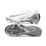 Chuteira Campo Nike Air Zoom Mercurial Vapor 16 Elite (FG) - Branco/Prata