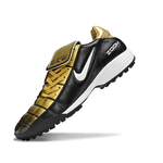 Chuteira Society Nike Air Zoom Total 90 II Preta/Dourada