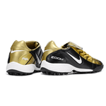 Chuteira Society Nike Air Zoom Total 90 II Preta/Dourada