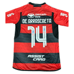 Flamengo Home 23-24 - DE ARRASCAETA 14 + Patrocínio - Torcedor Masculina