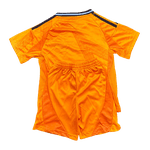 Conjunto Infantil Real Madrid Away II 2024/25 - Laranja