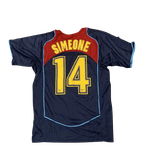 Camisa Retrô Atlético de Madrid Away II 04/05 - Simeone #14 - Masculina