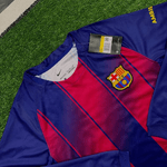 Camisa Barcelona Home I 25/26 - Azul e Grená - Torcedor Masculina Manga Longa
