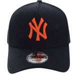 Boné Masculino New Era 9Forty New York Yankees Marinho Laranja