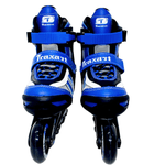 Patins Infantil Ajustavel Energy Azul Abec 5 Traxart