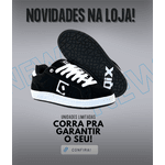 Tênis QIX Chorão Park Preto e Branco