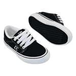 Tênis Qix Skate Combat Preto e Branco