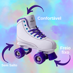 Patins Quad Adulto 4 Rodas Pop Star Divoks 