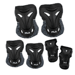 Kit de Proteção Fila Para Patins Estâmpado Black