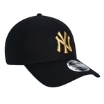 Boné 39THIRTY MLB New York Yankees Preto Dourado New Era