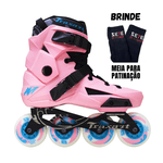 Patins Inline Freestyle Revolt Rosa Abec 9 Traxart