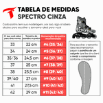 Patins Spectro Inline Iniciante Traxart Abec 5 Cinza