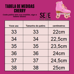 Patins Cherry Quad 4 Rodas HD Rosa Abec-3