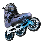 Patins Traxart R3 3 Rodas Azul Holográfico Abec 9 Lançamento