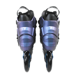 Patins Traxart R3 3 Rodas Azul Holográfico Abec 9 Lançamento